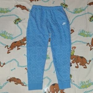 Nike All Over Print Baby Blue Joggers Pants